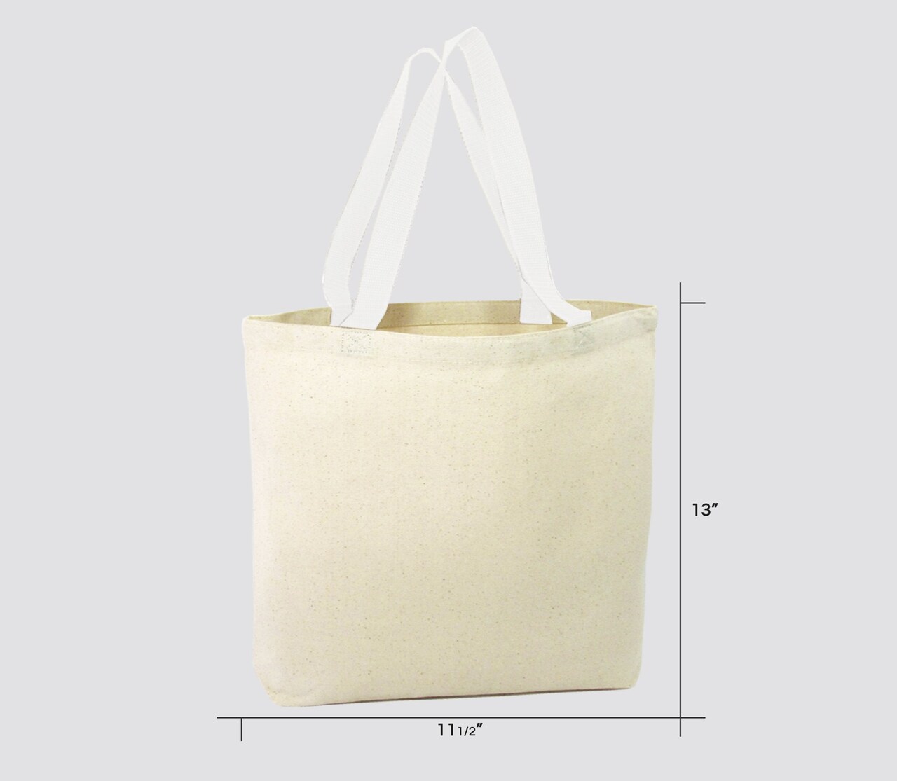 12 Pieces Canvas Tote Bags – Design Your Own Party Favor Pack Tote Canvas Bags